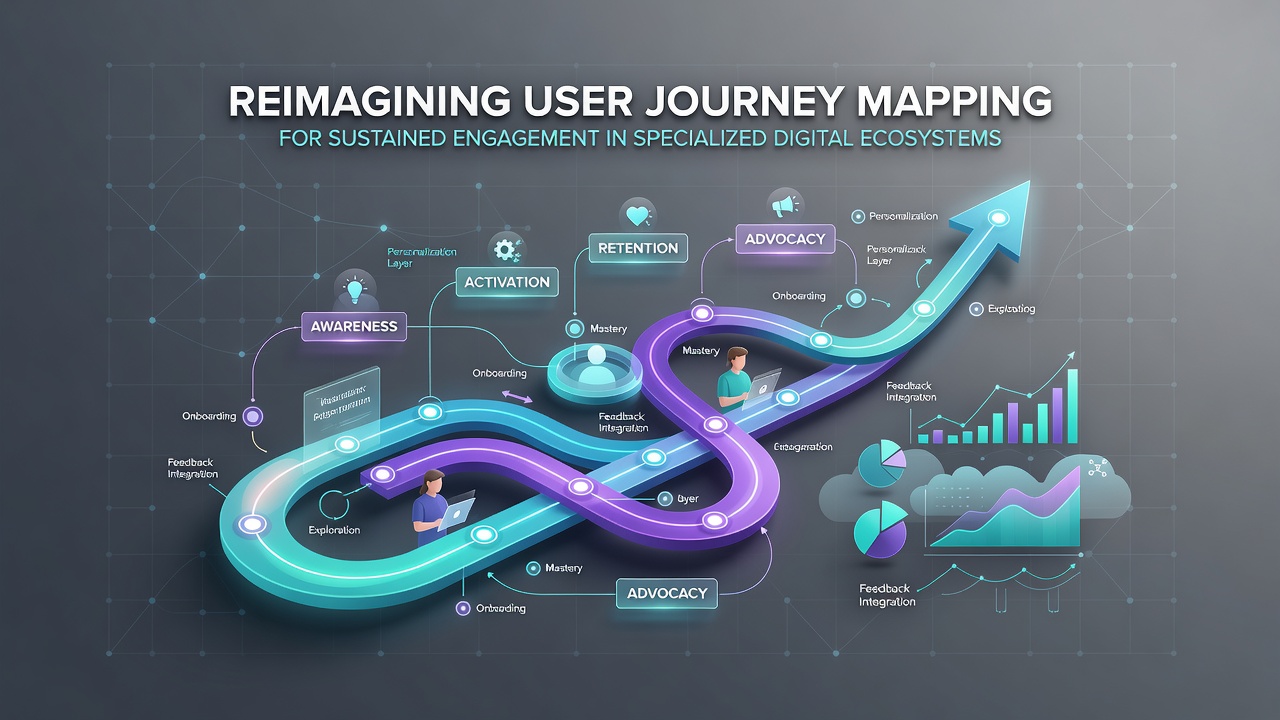 Reimagining User Journey Mapping for Sustained Engagement in Specialized Digital Ecosystems